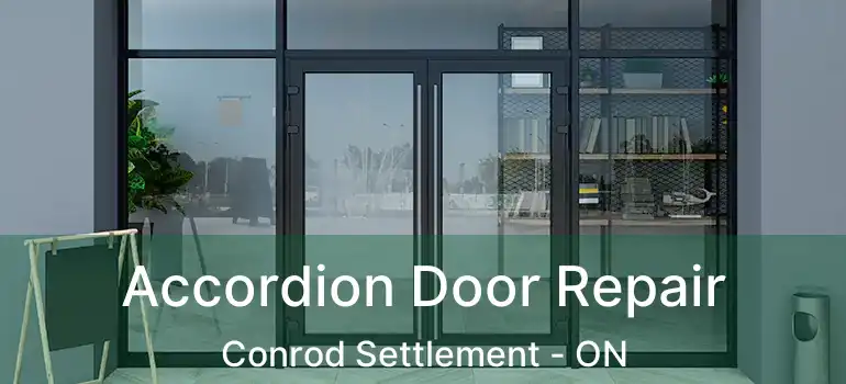  Accordion Door Repair Conrod Settlement - ON