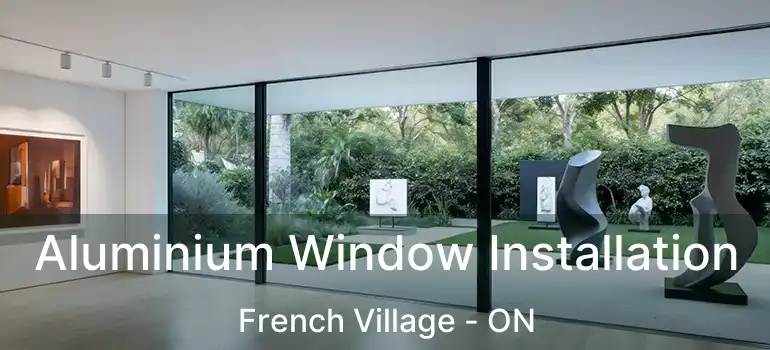  Aluminium Window Installation French Village - ON