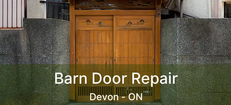  Barn Door Repair Devon - ON
