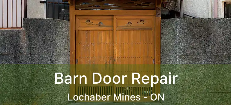 Barn Door Repair Lochaber Mines - ON