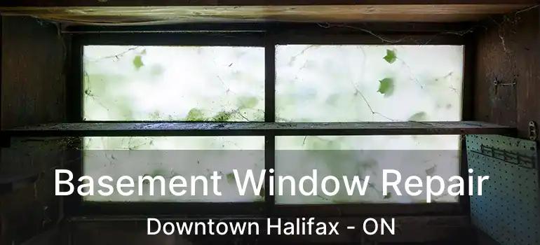  Basement Window Repair Downtown Halifax - ON