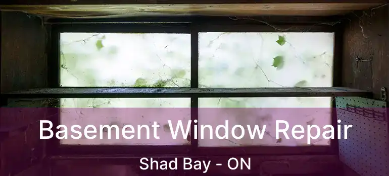  Basement Window Repair Shad Bay - ON