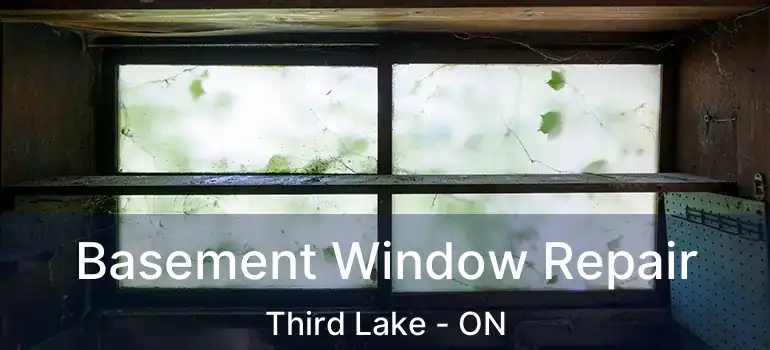  Basement Window Repair Third Lake - ON