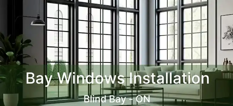 Bay Windows Installation Blind Bay - ON