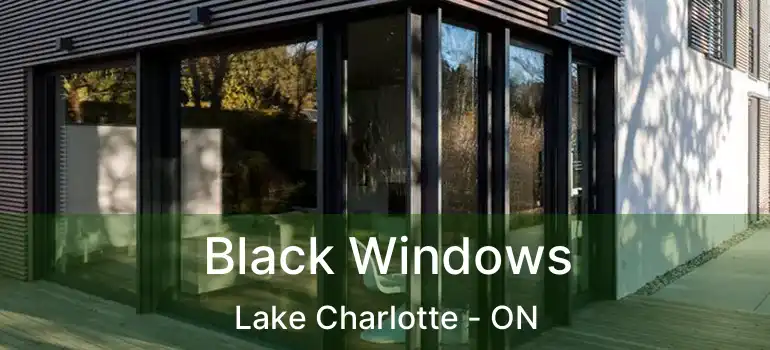  Black Windows Lake Charlotte - ON