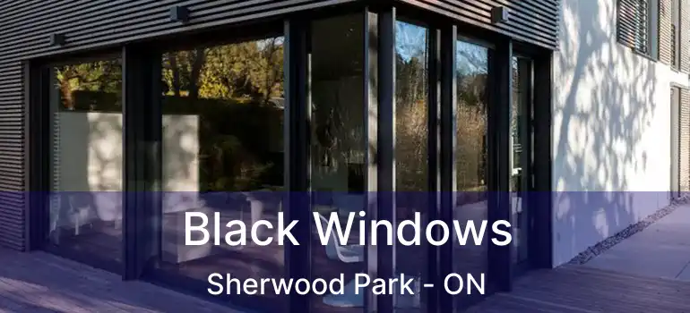  Black Windows Sherwood Park - ON