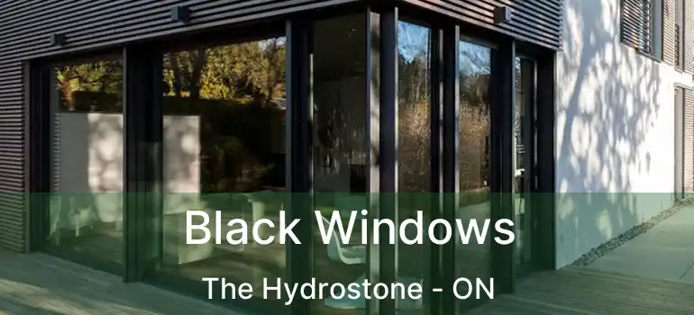  Black Windows The Hydrostone - ON