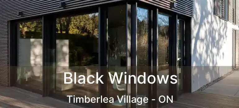  Black Windows Timberlea Village - ON