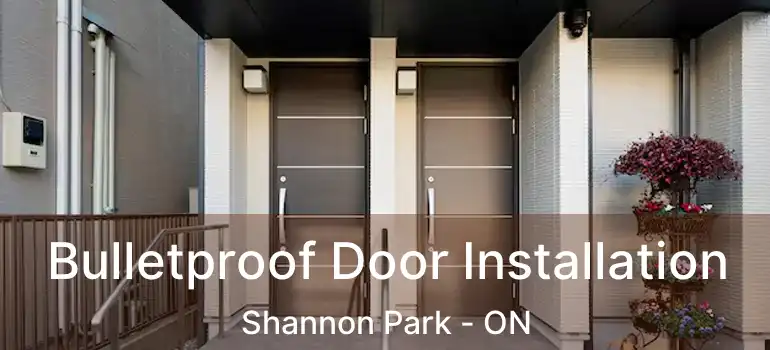  Bulletproof Door Installation Shannon Park - ON