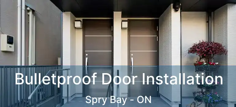  Bulletproof Door Installation Spry Bay - ON