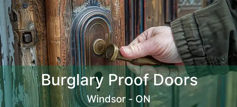  Burglary Proof Doors Windsor - ON