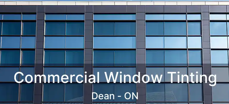  Commercial Window Tinting Dean - ON