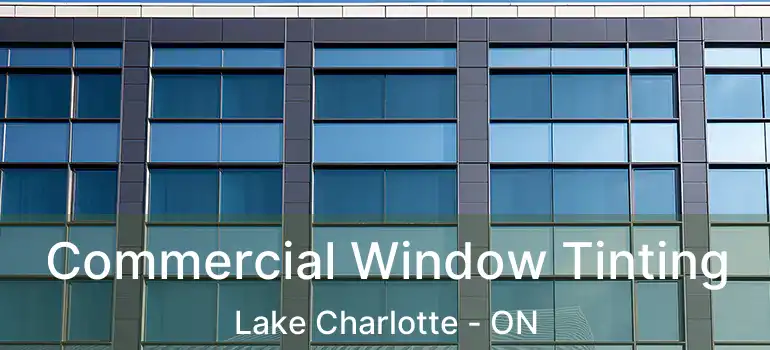  Commercial Window Tinting Lake Charlotte - ON