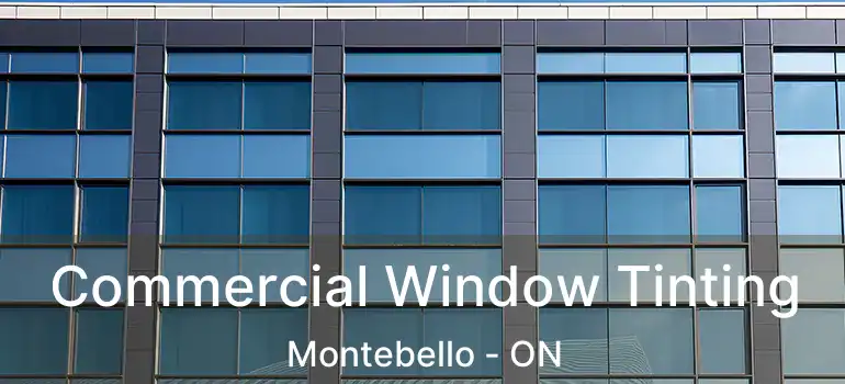  Commercial Window Tinting Montebello - ON