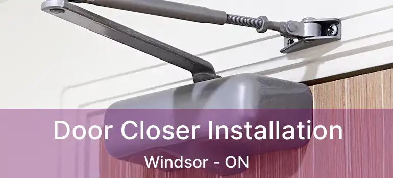  Door Closer Installation Windsor - ON