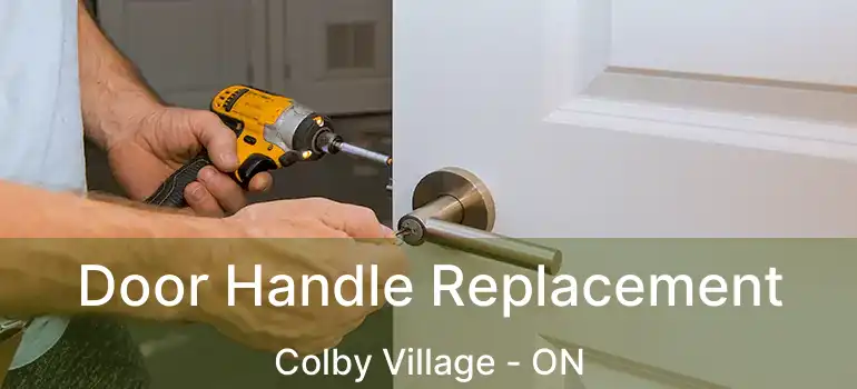  Door Handle Replacement Colby Village - ON