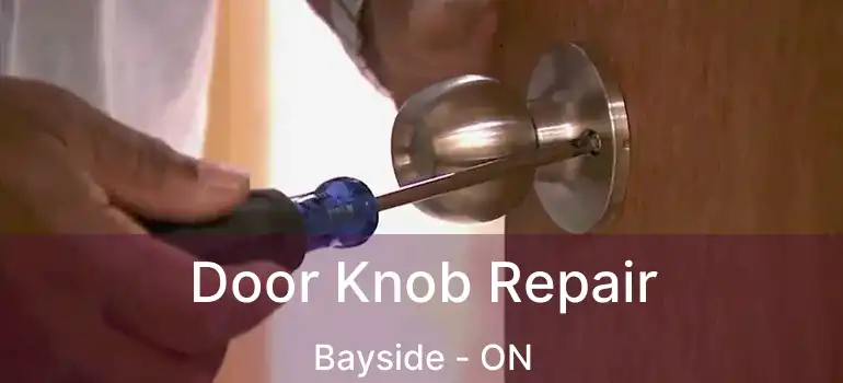  Door Knob Repair Bayside - ON