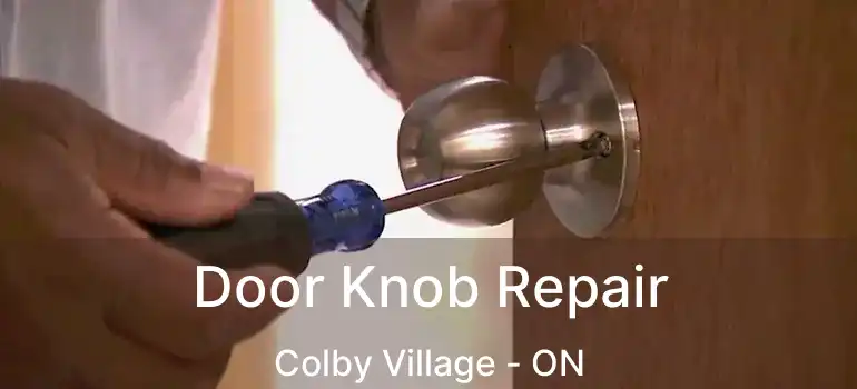  Door Knob Repair Colby Village - ON