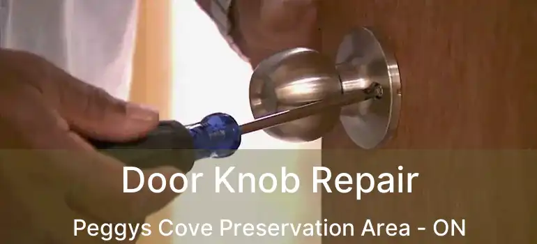  Door Knob Repair Peggys Cove Preservation Area - ON