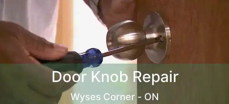  Door Knob Repair Wyses Corner - ON