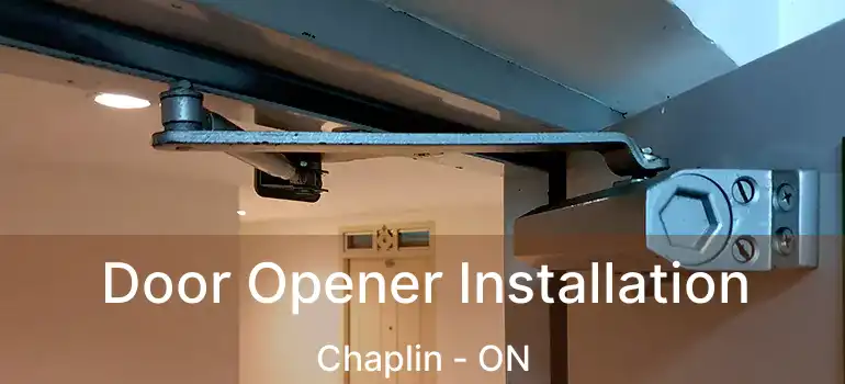  Door Opener Installation Chaplin - ON