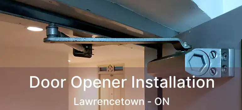  Door Opener Installation Lawrencetown - ON