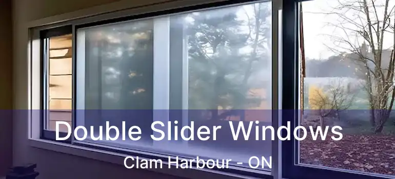  Double Slider Windows Clam Harbour - ON
