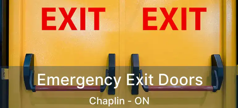  Emergency Exit Doors Chaplin - ON