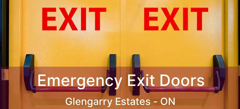  Emergency Exit Doors Glengarry Estates - ON