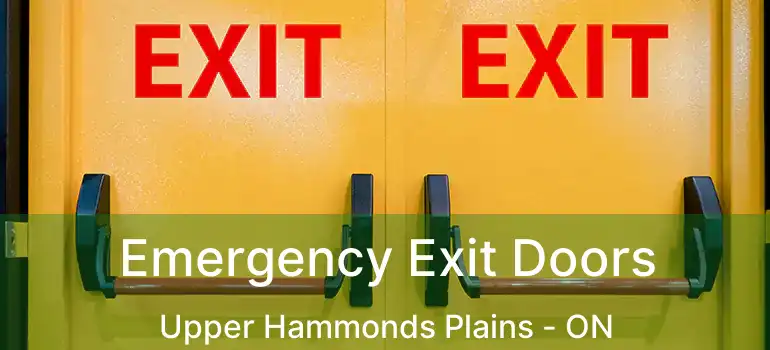  Emergency Exit Doors Upper Hammonds Plains - ON