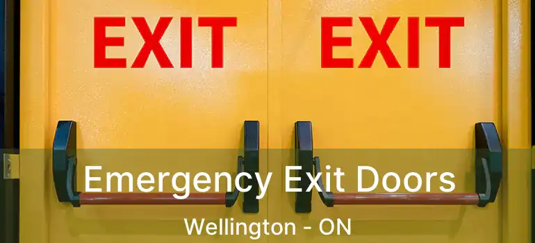  Emergency Exit Doors Wellington - ON