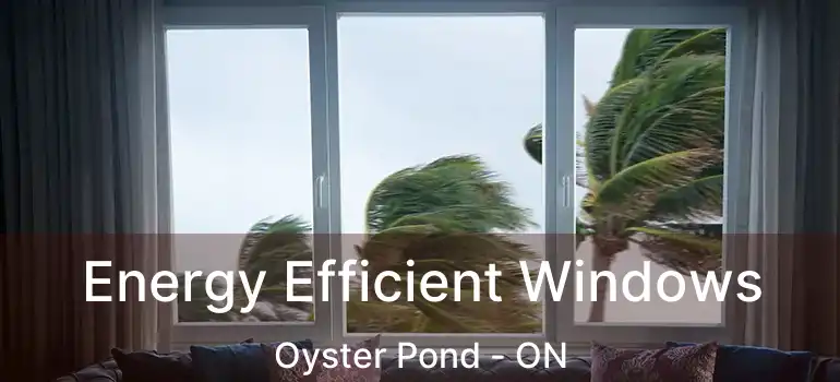  Energy Efficient Windows Oyster Pond - ON