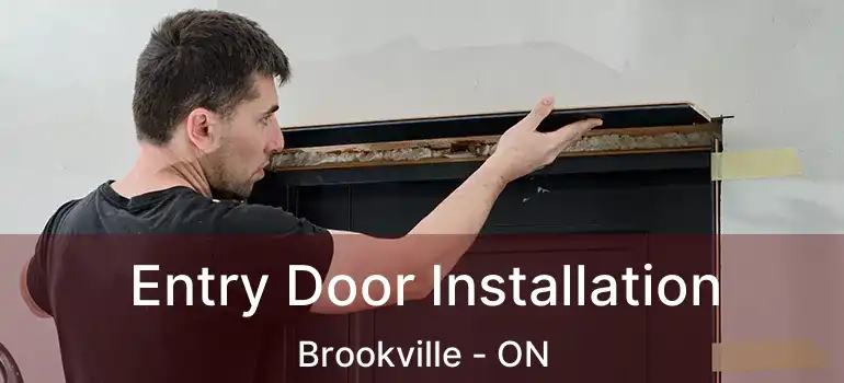  Entry Door Installation Brookville - ON