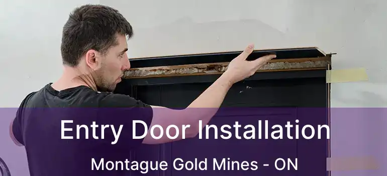  Entry Door Installation Montague Gold Mines - ON