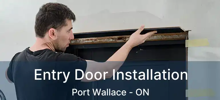  Entry Door Installation Port Wallace - ON