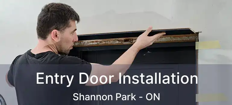  Entry Door Installation Shannon Park - ON