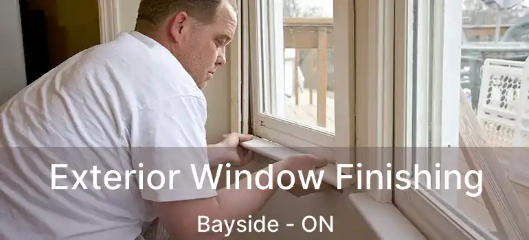  Exterior Window Finishing Bayside - ON