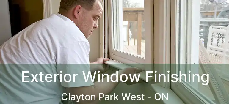  Exterior Window Finishing Clayton Park West - ON