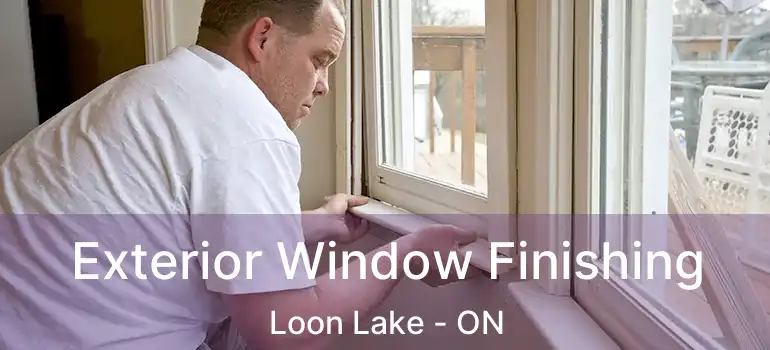  Exterior Window Finishing Loon Lake - ON