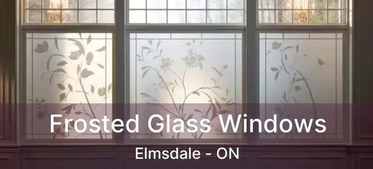  Frosted Glass Windows Elmsdale - ON