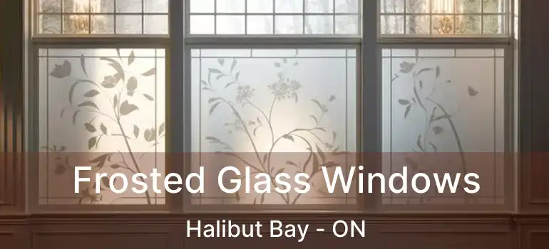  Frosted Glass Windows Halibut Bay - ON