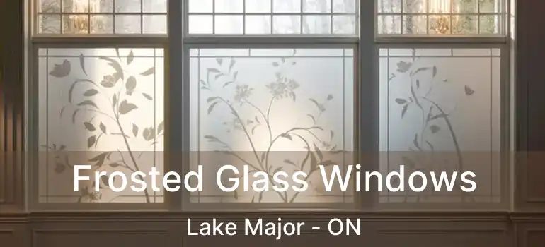  Frosted Glass Windows Lake Major - ON