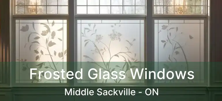  Frosted Glass Windows Middle Sackville - ON
