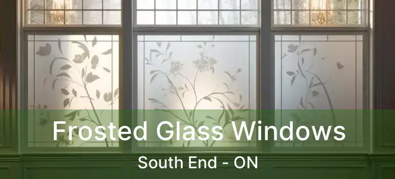  Frosted Glass Windows South End - ON