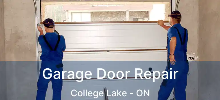  Garage Door Repair College Lake - ON