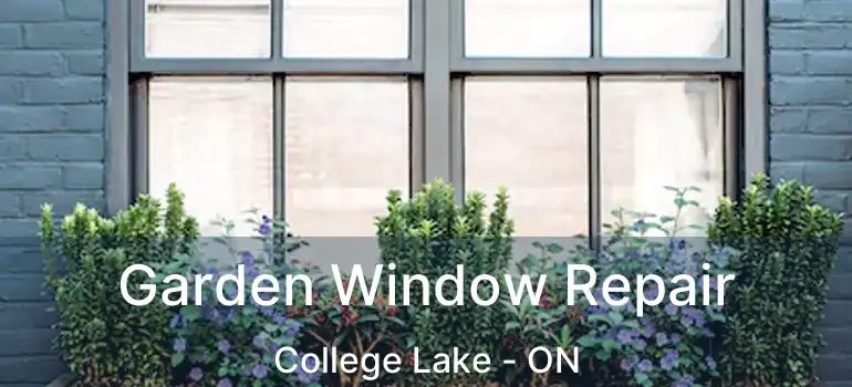  Garden Window Repair College Lake - ON