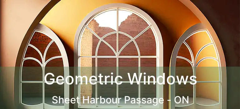  Geometric Windows Sheet Harbour Passage - ON