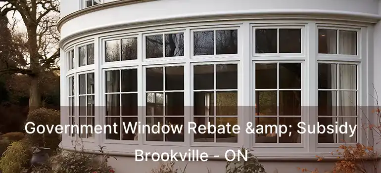  Government Window Rebate & Subsidy Brookville - ON