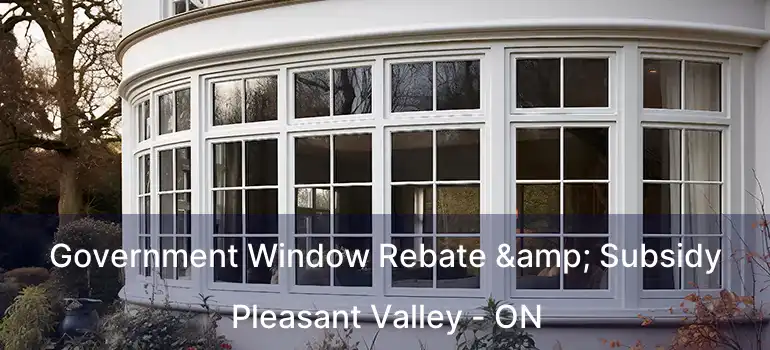  Government Window Rebate & Subsidy Pleasant Valley - ON