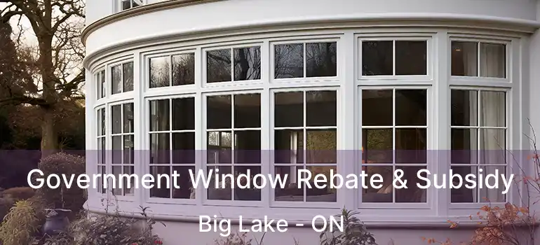  Government Window Rebate & Subsidy Big Lake - ON